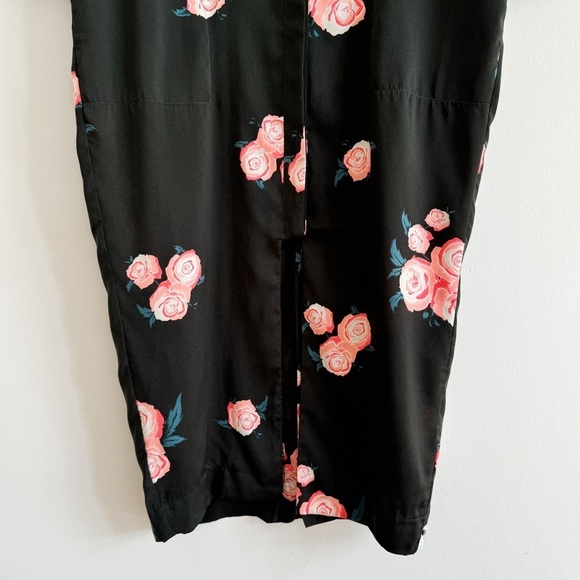 ONE TEASPOON • Quartermaster Kimono Shirtdress in Khaki Floral - Picture 7 of 16